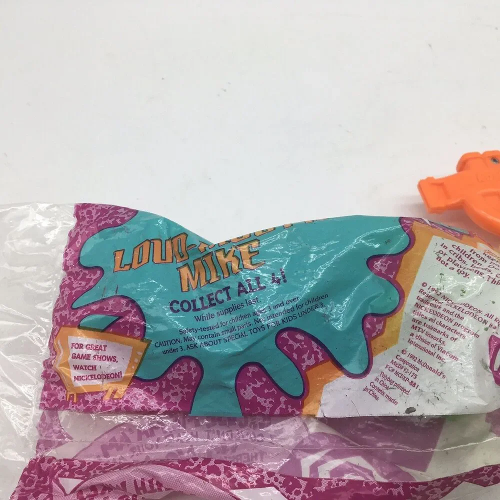 1992 Nickelodeon Game Gadgets McDonalds Happy Meal Toys Lot 4 Slime Mike Vtg